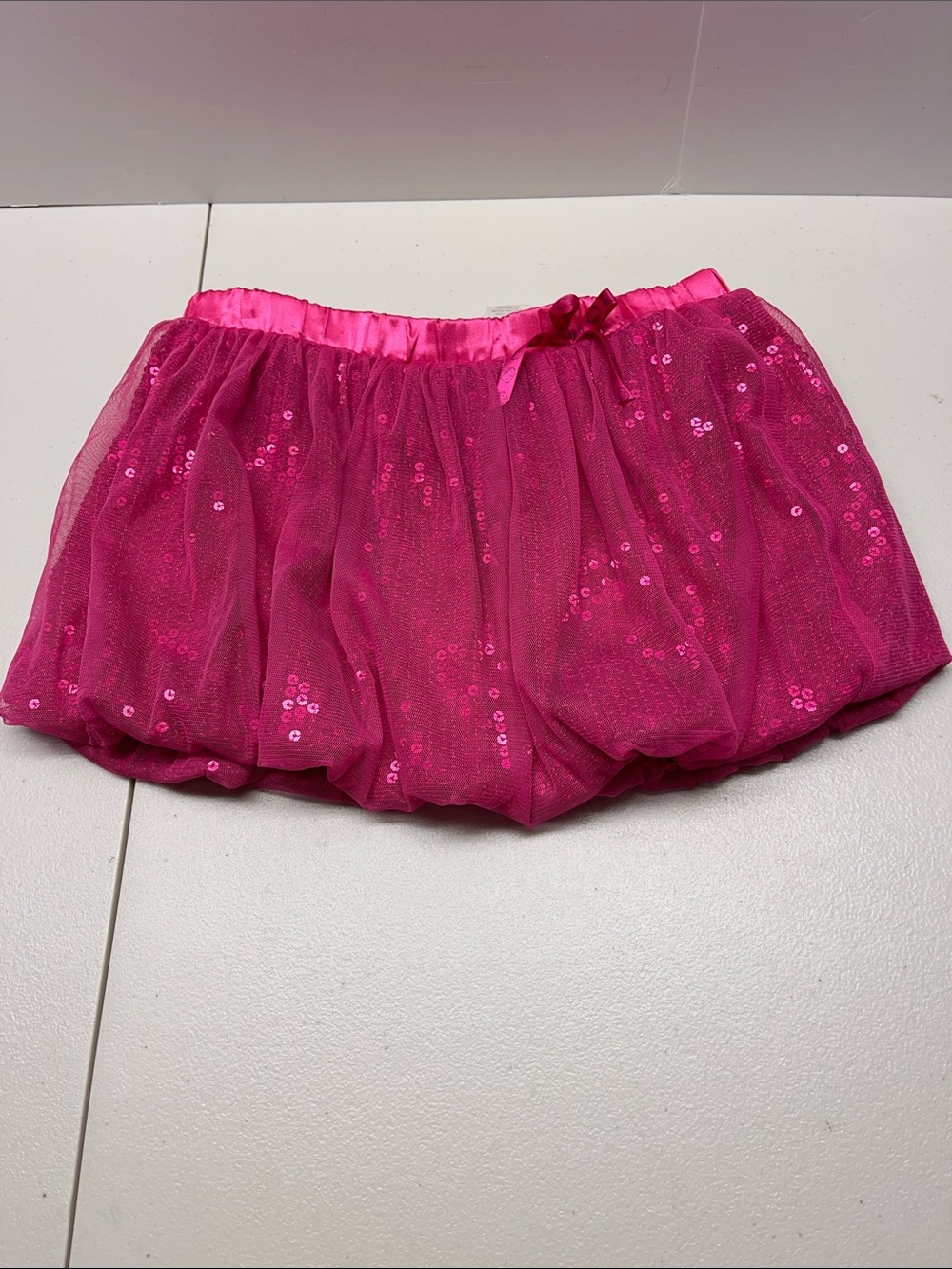 Hello Kitty Hot Pink Sequin Tulle Skort